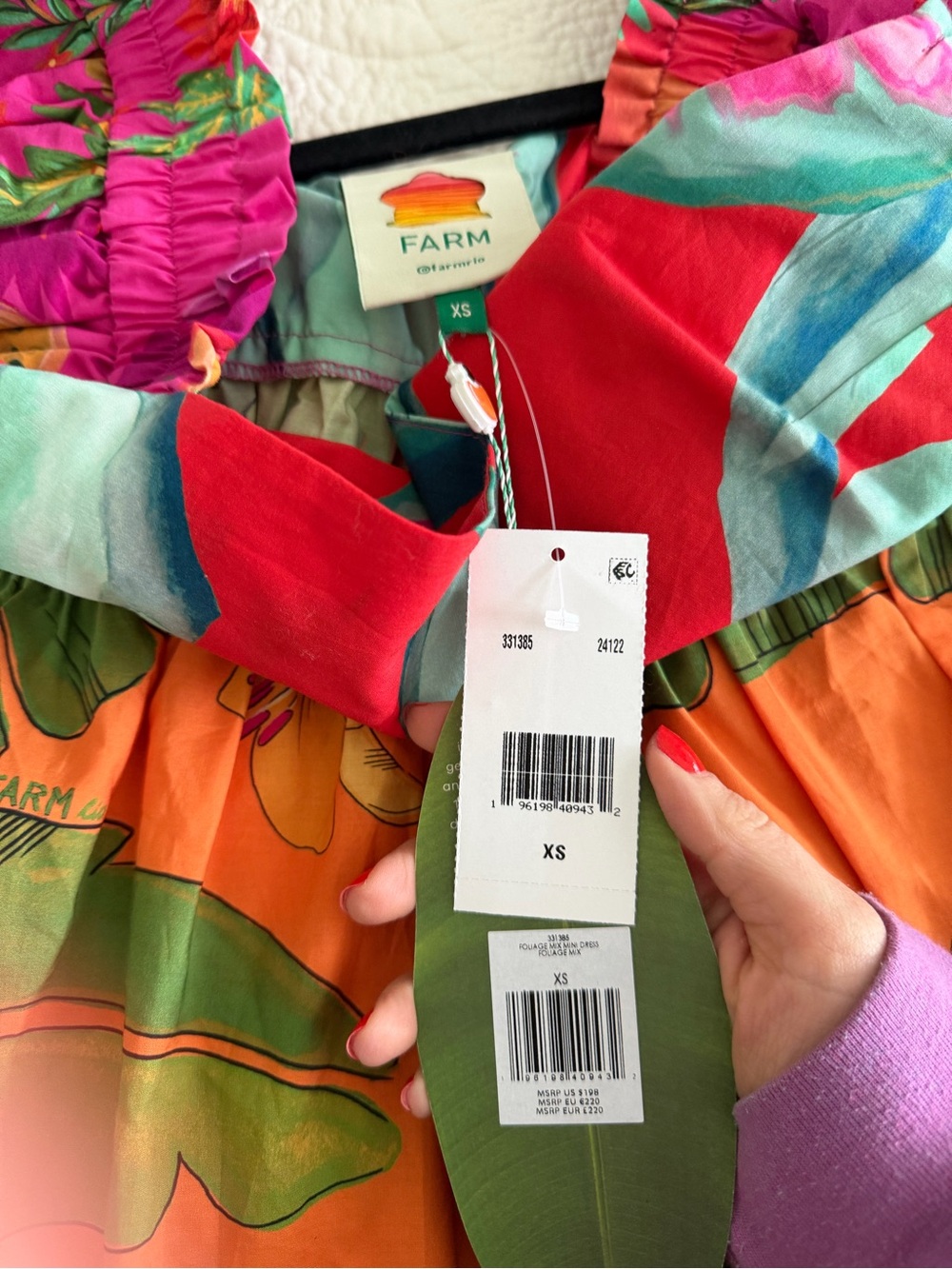 FARM Rio Ruffle Mini Dress - Picture 7 of 8